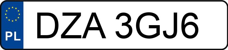 Numer rejestracyjny DZA 3GJ6 posiada FORD FOCUS - DZA3GJ6