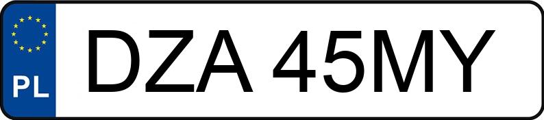 Numer rejestracyjny DZA 45MY posiada LAND ROVER Discovery II 2.5 TD MR`98 E1 TD 5 XS - DZA45MY