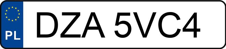 Il numero di registrazione DZA 5VC4 ha MERCEDES-BENZ C 280 MR`07 E4 204 Classic - DZA5VC4