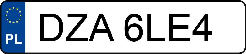 Numer rejestracyjny DZA 6LE4 posiada HONDA HR-V - DZA6LE4 Numer rejestracyjny DZA 6LE4 posiada HONDA HR-V - DZA6LE4
