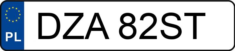 Numer rejestracyjny DZA 82ST posiada AUDI A4 1.9 TDI - DZA82ST
