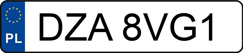 Numer rejestracyjny DZA 8VG1 posiada BMW 335i MR`12 E5 F30 335i MR`12 E5 F30 - DZA8VG1