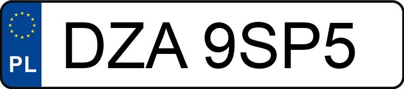 Numer rejestracyjny DZA9SP5 posiada BMW 520i Kat. MR`95 E39 520i Kat. MR`95 E39