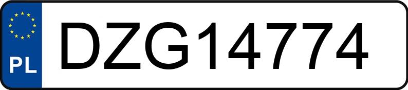 Numer rejestracyjny DZG 14774 posiada NISSAN MICRA - DZG14774 Numer rejestracyjny DZG 14774 posiada NISSAN MICRA - DZG14774