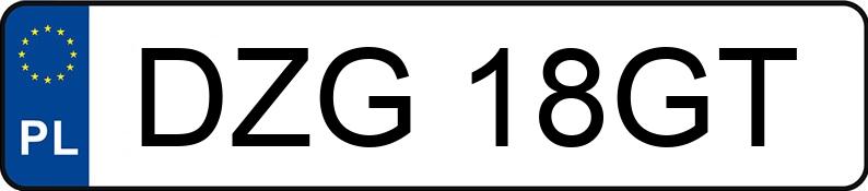 Numer rejestracyjny DZG 18GT posiada HONDA Civic 1.6 MR`01 E3 iLS - DZG18GT Numer rejestracyjny DZG 18GT posiada HONDA Civic 1.6 MR`01 E3 iLS - DZG18GT