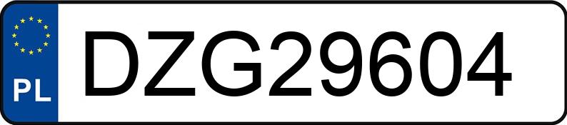 Numer rejestracyjny DZG 29604 posiada VOLKSWAGEN Bora 1.6 MR`98 E3 - DZG29604