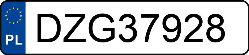 Numer rejestracyjny DZG 37928 posiada VOLVO V60 1.6 D2 MR`11 E5 V60 1.6 D2 MR`11 E5 - DZG37928