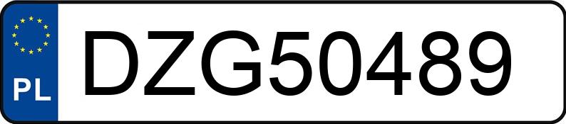Numer rejestracyjny DZG 50489 posiada TOYOTA AURIS - DZG50489 Numer rejestracyjny DZG 50489 posiada TOYOTA AURIS - DZG50489