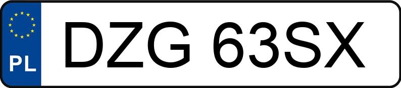 Numer rejestracyjny DZG 63SX posiada NISSAN Primera 1.6 MR`98 Primera 1.6 MR`98 - DZG63SX