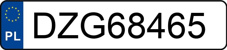 Numer rejestracyjny DZG 68465 posiada AUDI A3 - DZG68465
