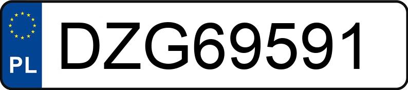 Numer rejestracyjny DZG69591 posiada BMW 523i Touring Kat. MR`95 E39 523i Touring Kat. MR`95 E39