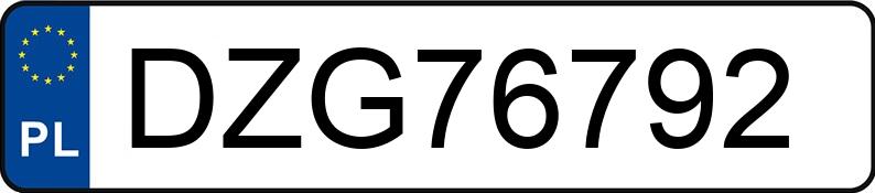 Numer rejestracyjny DZG 76792 posiada AUDI A6 1.8 Kat. MR`97 4B T Tiptronic - DZG76792