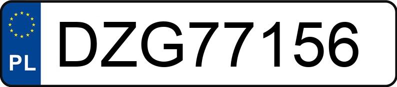 Numer rejestracyjny DZG 77156 posiada SKODA OCTAVIA - DZG77156