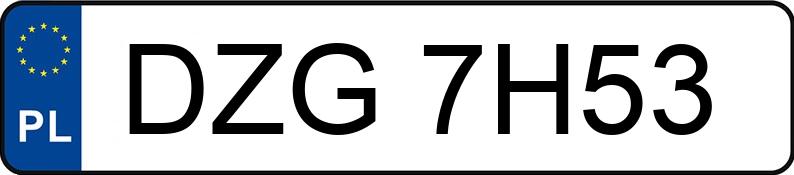 Numer rejestracyjny DZG 7H53 posiada HONDA Sportowe do 600 ccm CBR 600 F - DZG7H53