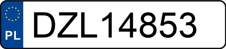 Numer rejestracyjny DZL 14853 posiada VOLKSWAGEN PASSAT - DZL14853