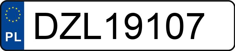 Numer rejestracyjny DZL 19107 posiada BMW 320D - DZL19107