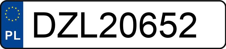 Numer rejestracyjny DZL 20652 posiada MERCEDES-BENZ SPRINTER - DZL20652