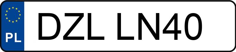 Numer rejestracyjny DZL LN40 posiada RENAULT Laguna 1.6 MR`98 RXT - DZLLN40