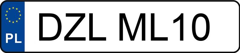 Numer rejestracyjny DZL ML10 posiada VOLVO V40 - DZLML10