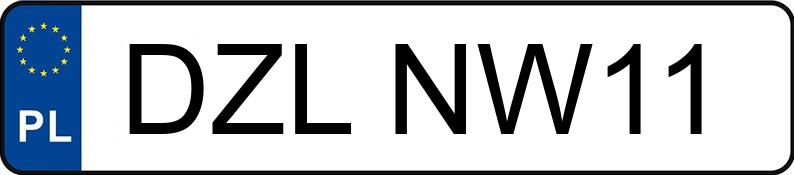 Numer rejestracyjny DZL NW11 posiada VOLKSWAGEN GOLF - DZLNW11