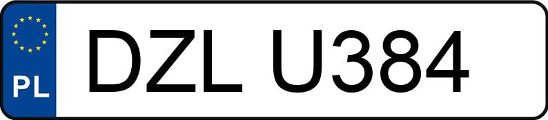 Numer rejestracyjny DZL U384 posiada BMW 525 TDS Kat. E34 525 TDS Kat. E34 - DZLU384