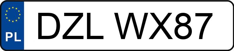 Numer rejestracyjny DZL WX87 posiada RENAULT Espace III 2.0 MR`97 RXE - DZLWX87