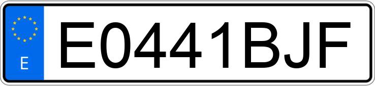 Numer rejestracyjny E0441BJF posiada AUSA C