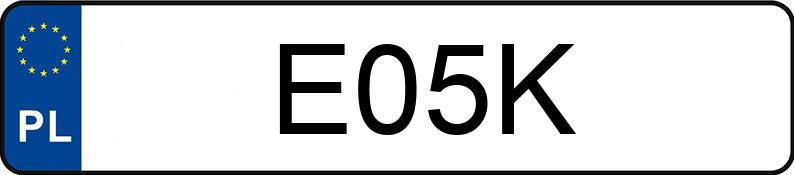 Numer rejestracyjny E05K posiada MERCURY VILLAGER Numer rejestracyjny E05K posiada MERCURY VILLAGER