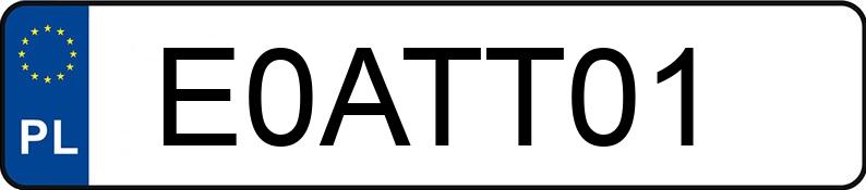 Numer rejestracyjny E0ATT01 posiada FORD TRANSIT CUSTOM Numer rejestracyjny E0ATT01 posiada FORD TRANSIT CUSTOM