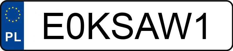 Numer rejestracyjny E0KSAW1 posiada BMW 320D Numer rejestracyjny E0KSAW1 posiada BMW 320D