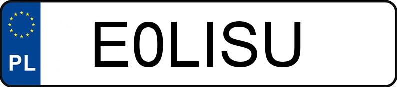 Numer rejestracyjny E0LISU posiada MITSUBISHI LANCER EVO VIII Numer rejestracyjny E0LISU posiada MITSUBISHI LANCER EVO VIII