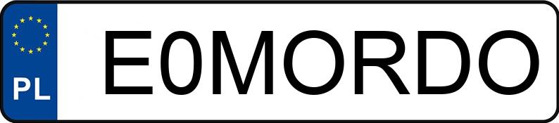 Numer rejestracyjny E0MORDO posiada BMW 550i MR`10 E5 F10 Steptronic Numer rejestracyjny E0MORDO posiada BMW 550i MR`10 E5 F10 Steptronic