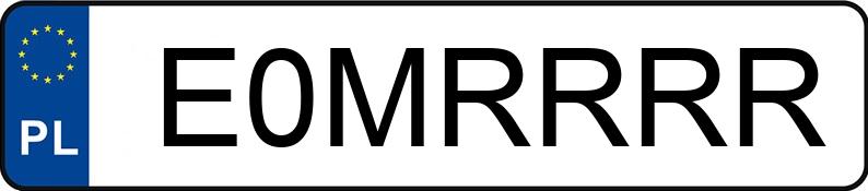 Numer rejestracyjny E0MRRRR posiada TOYOTA MR2 Numer rejestracyjny E0MRRRR posiada TOYOTA MR2