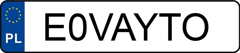 Numer rejestracyjny E0VAYTO posiada BMW 3 Numer rejestracyjny E0VAYTO posiada BMW 3