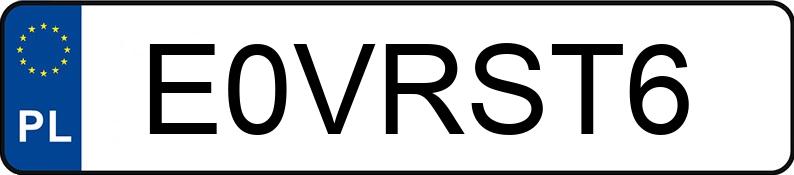 Numer rejestracyjny E0VRST6 posiada MERCEDES-BENZ SPRINTER