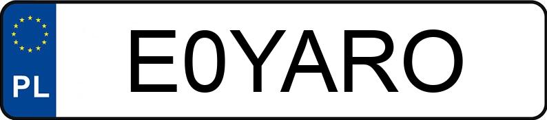 Numer rejestracyjny E0YARO posiada HONDA Choppery od 600 ccm VTX 1800 Numer rejestracyjny E0YARO posiada HONDA Choppery od 600 ccm VTX 1800