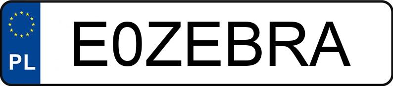 Numer rejestracyjny E0ZEBRA posiada LAND ROVER Defender 2.5 TD MR`94 E2 110 TD5 Numer rejestracyjny E0ZEBRA posiada LAND ROVER Defender 2.5 TD MR`94 E2 110 TD5