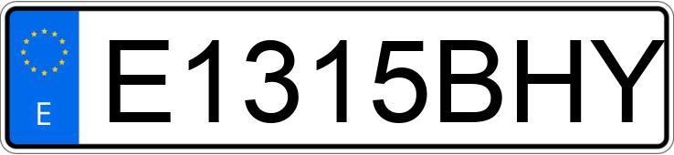 Numer rejestracyjny E1315BHY posiada MERLO TF Numer rejestracyjny E1315BHY posiada MERLO TF