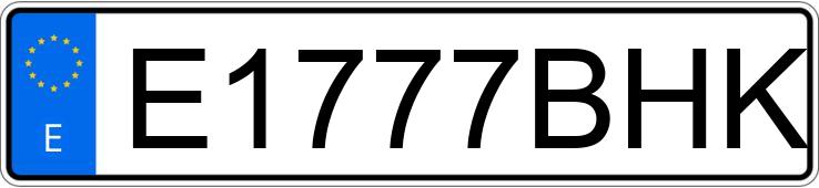 Numer rejestracyjny E1777BHK posiada MANITOU COMPACT