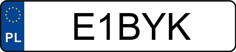 Numer rejestracyjny E1BYK posiada DODGE Durango KWA MR`17 SRT AWD Numer rejestracyjny E1BYK posiada DODGE Durango KWA MR`17 SRT AWD