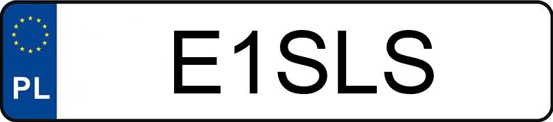 Registreringsnumret E1SLS har MERCEDES-BENZ CL 63 AMG MR`06 E4 216 CL 63 AMG MR`06 E4 216