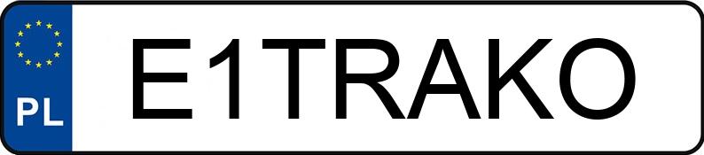 Numer rejestracyjny E1TRAKO posiada MERCEDES-BENZ AMG S 63 4MATIC Numer rejestracyjny E1TRAKO posiada MERCEDES-BENZ AMG S 63 4MATIC