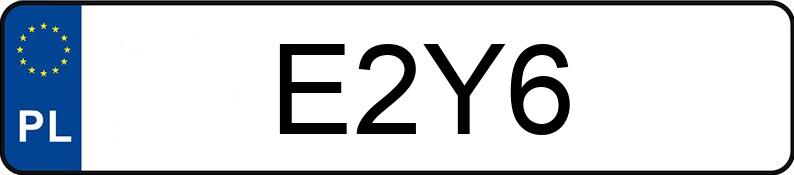 Numer rejestracyjny E2Y6 posiada CHEVROLET SILVERADO