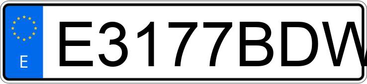 Numer rejestracyjny E3177BDW posiada SUZUKI LT Z