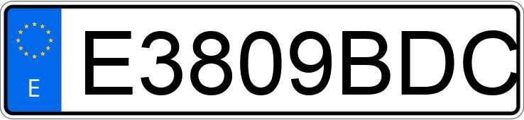Numer rejestracyjny E3809BDC posiada YAMAHA WARRIOR 350 Numer rejestracyjny E3809BDC posiada YAMAHA WARRIOR 350