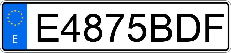 Numer rejestracyjny E4875BDF posiada YAMAHA BLASTER 200 Numer rejestracyjny E4875BDF posiada YAMAHA BLASTER 200