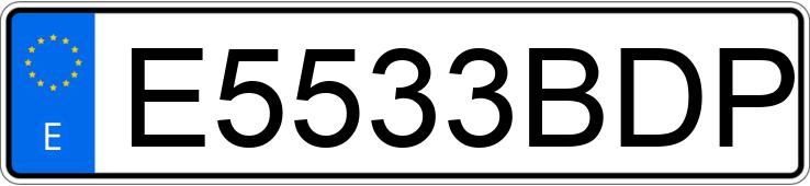 Numer rejestracyjny E5533BDP posiada YAMAHA YFM 700 R