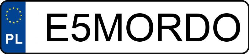 Numer rejestracyjny E5MORDO posiada YAMAHA Naked Bike od 600 ccm MT-09