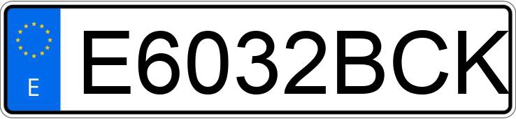 Numer rejestracyjny E6032BCK posiada HONDA XR 400 R
