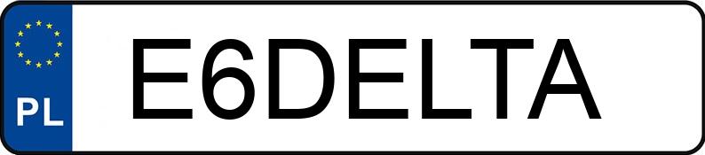 Numer rejestracyjny E6DELTA posiada HYUNDAI I20 Numer rejestracyjny E6DELTA posiada HYUNDAI I20